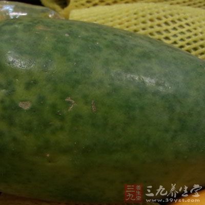 可燉食，冰糖燉木瓜可清心潤(rùn)肺，醫(yī)治喉炎等疾患