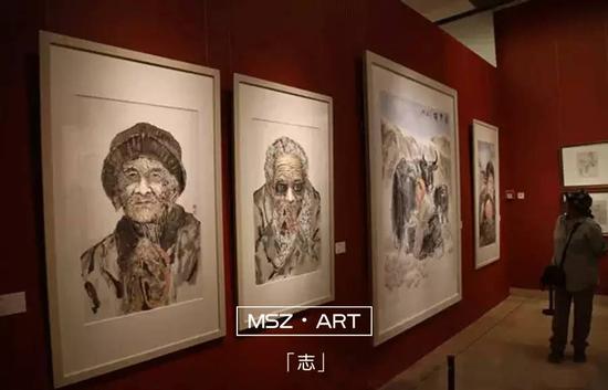 朱軍個(gè)人展《杜蘅情懷》展覽現(xiàn)場(chǎng)