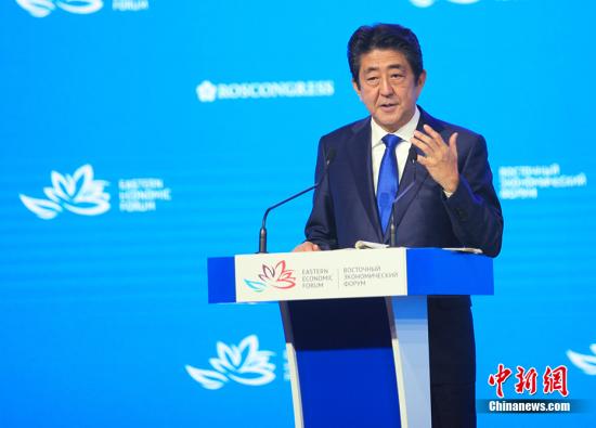 資料圖：日本首相安倍晉三。 <a target='_blank' href='http://www.chinanews.com/'>中新社</a>記者 王修君 攝