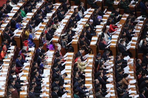 （5）十三屆全國人大一次會議舉行第二次全體會議