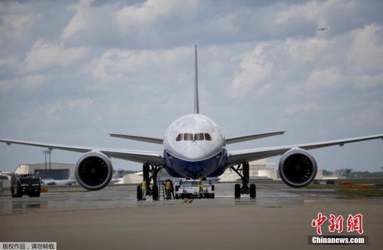 資料圖：波音787夢幻客機。